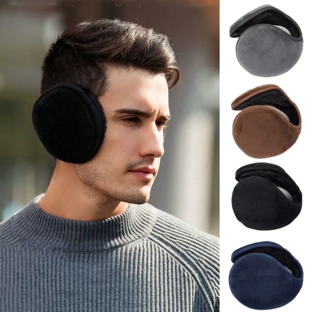 Зимние теплые меховые наушники для мужчин и женщин, бархатные наушники-вкладыши, утепленные наушники, уличные велосипедные лыжи, плюшевые наушники