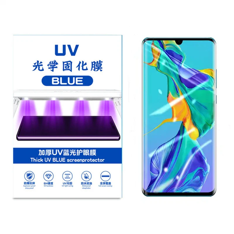 HD UV Film for Curved Screen Protector for Plotter Hydrogel Sheets Cutting Machine Screenguard Clear Film for Mobile Phone