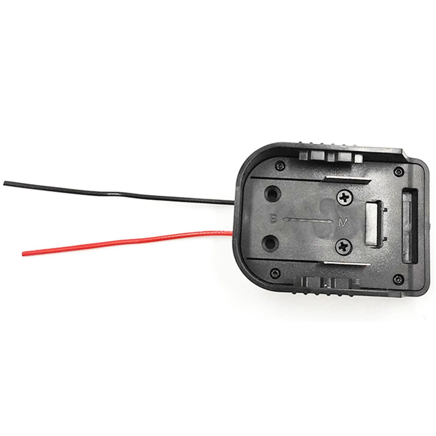 4X Adapter For & 18V Battery Power Mount Connector Adapter Dock Holder With 12 Awg Wires Adapter