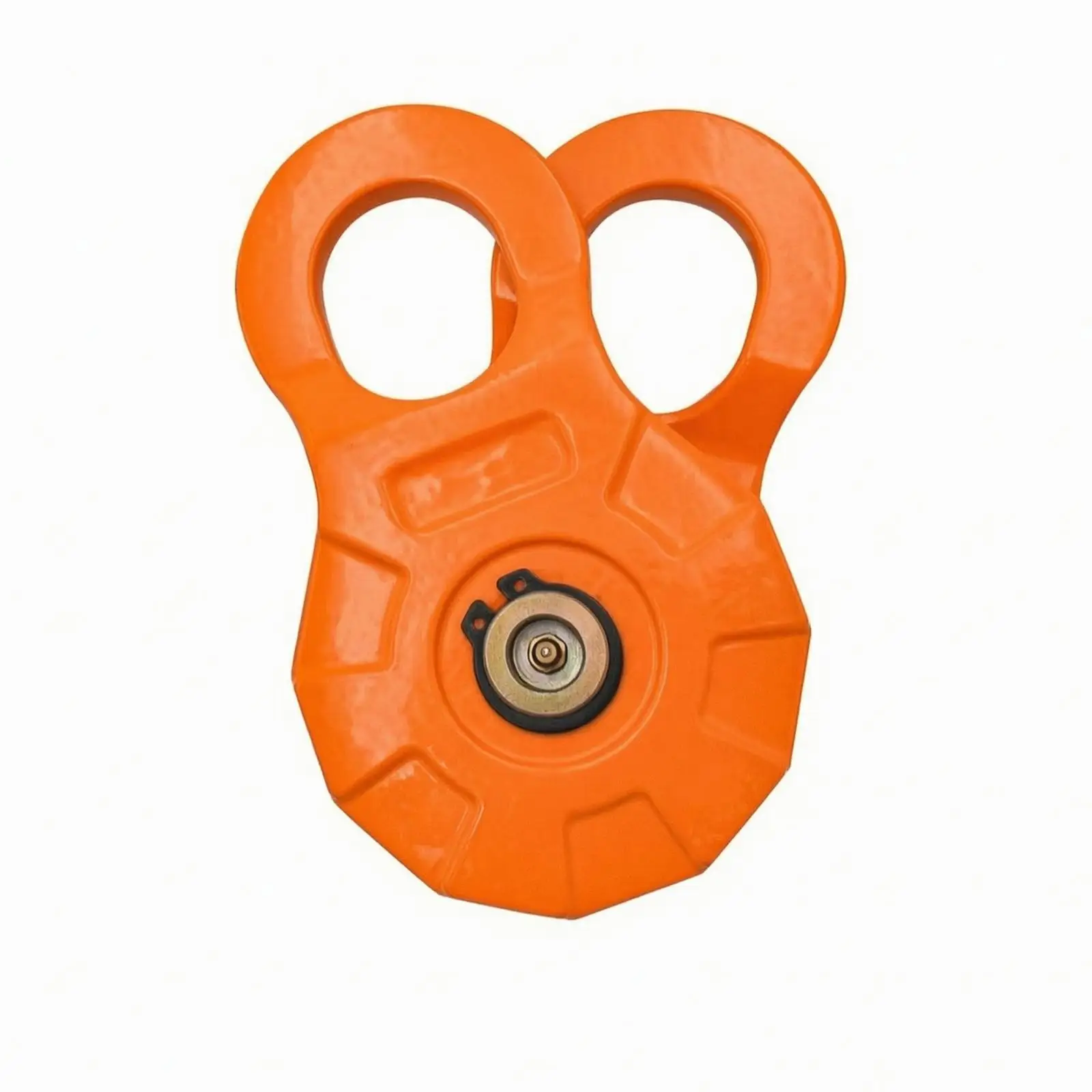 Pulley Block Heavy Load Capacity Snatch Block Hardware Smooth Turning Forged for off-Roaders, Vehicle Recovery, Towing