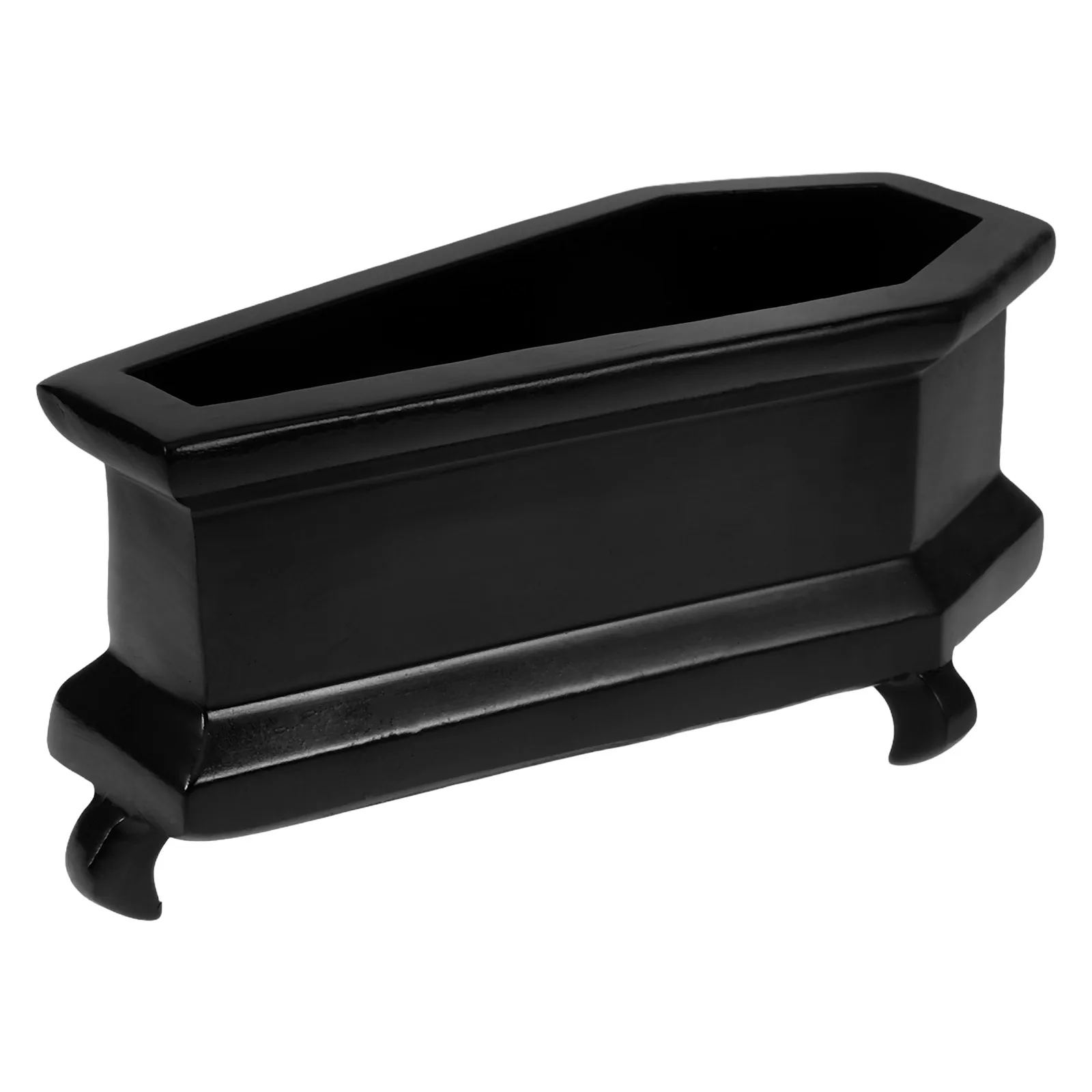 

Coffin Flower Pot Resin Vintage Planter for Cactus Succulent Bonsai Plants Garden Decor Balcony Bedroom Table