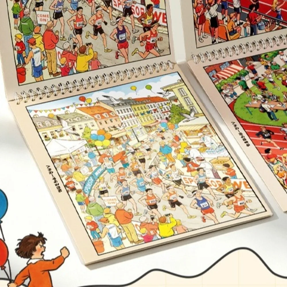 3D Miniature DIY Sticker Book Immersive Design Pocket Size Miniature Scene Stickers Vibrant Colors Lively Texture
