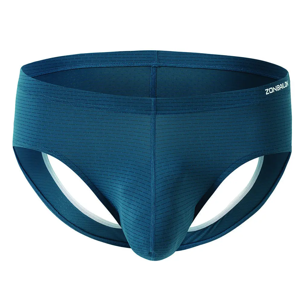 

Zonbailon Mens Soft Bulge Thongs G-Strings Jockstrap Underwear