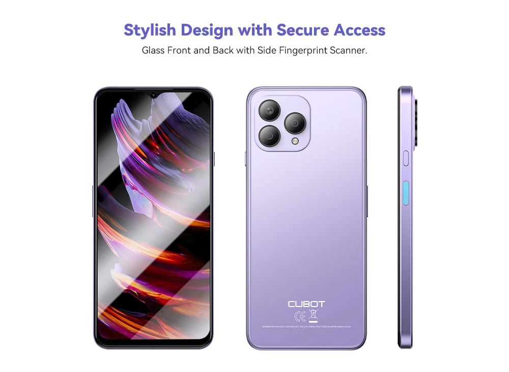 Global Version Cubot P80 Smartphone 6.5" FHD+Screen Telephon Portable 16GB RAM(8GB+8GB)+256GB/512GB ROM 5200mAh 48MP Android 13