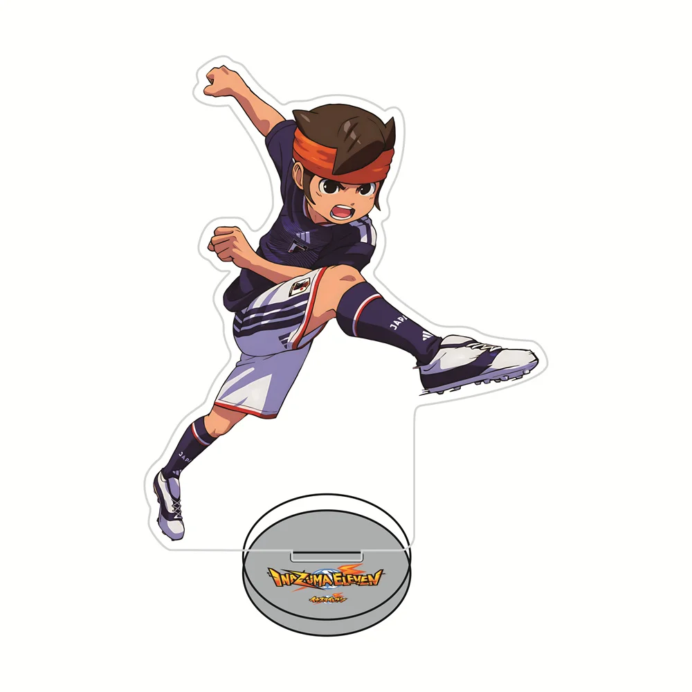 Inazuma Eleven 15cm Soccer Uniform Style Acrylic Stand Figures keychain Anime Collectible Standee, Desk Decor Gift for Fans
