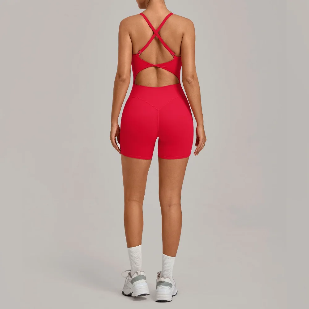 Summer High-quality Sleeveless Yoga Suit Women Training Jumpsuit Gym Pilates Fitness Bodysuit Super Soft Fabric Romper Leggings