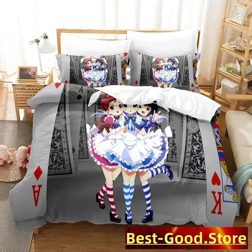 

2023 Is the order a rabbit Bedding Set Duvet Cover Sheet Printed Bed Set Pillowcase Bed Full Queen King Size Comforter Bedroom