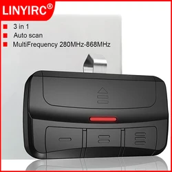 3 en 1 Duplicador de Control remoto para puerta de garaje multifrecuencia escaneo automático, grabador de código Variable de 280-868MHz, puerta eléctrica electrónica