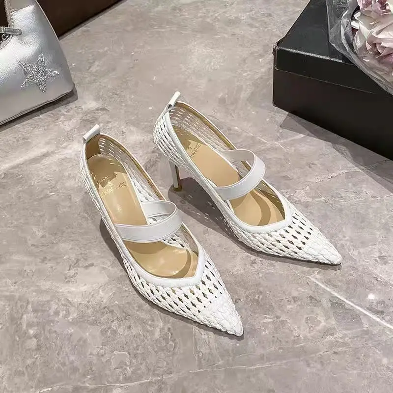 

Black 2026 Spring New Style Versatile and Exquisite Cutting Off Men's Fine Heels with Sharp Point Design, High Heels for Women