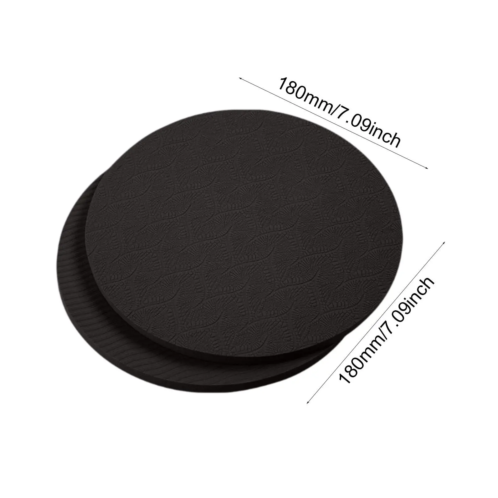 2 × وسادات ركوع مقاس 7 × 0.4 بوصة ملحقات وسائد توازن رياضية للياقة البدنية المنزلية #6