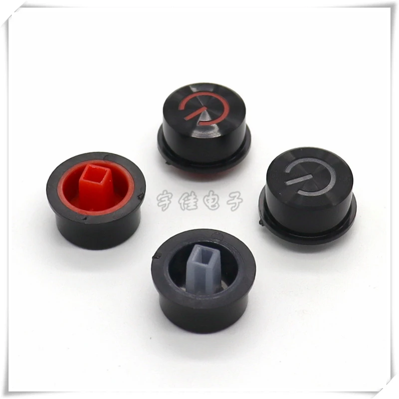 3PCS Plastic Key Cap Square Hole 3.2MM Transparent Key Button Self Locking Switch Cap Height 11MM