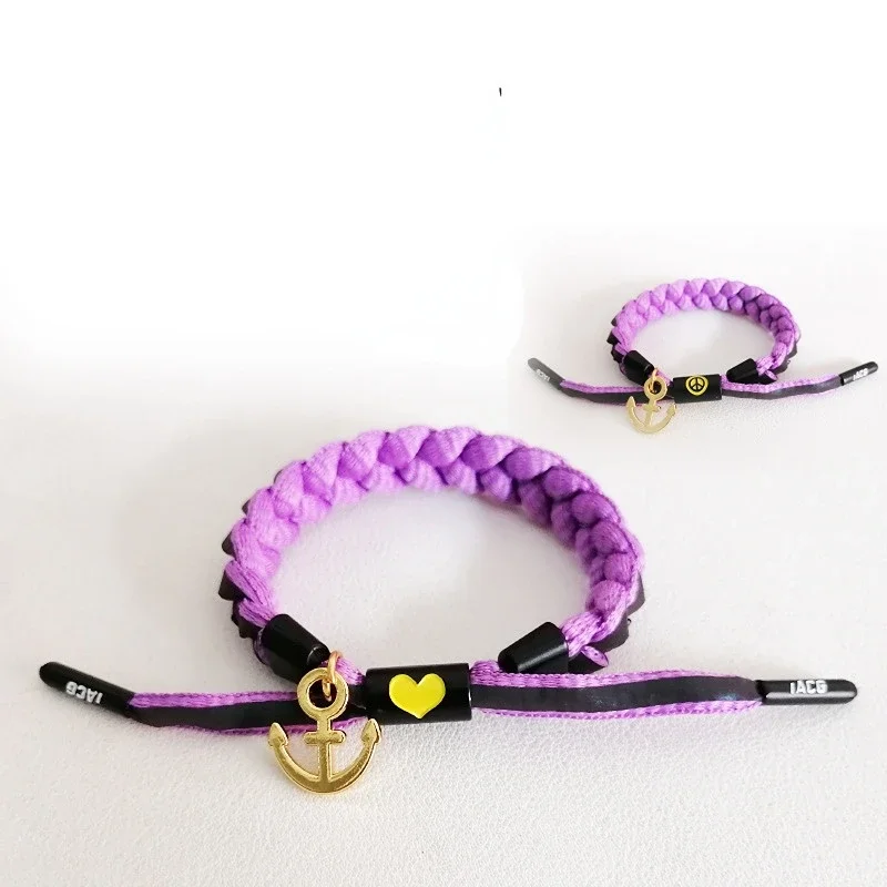 SN55 أنيمي جوجو مغامرة غريبة سوار كوجو جوتارو هيغاشيكاتا جوسوكي جيورنو جيوفانا المنسوجة سوار تأثيري الدعامة $5Q @ 1