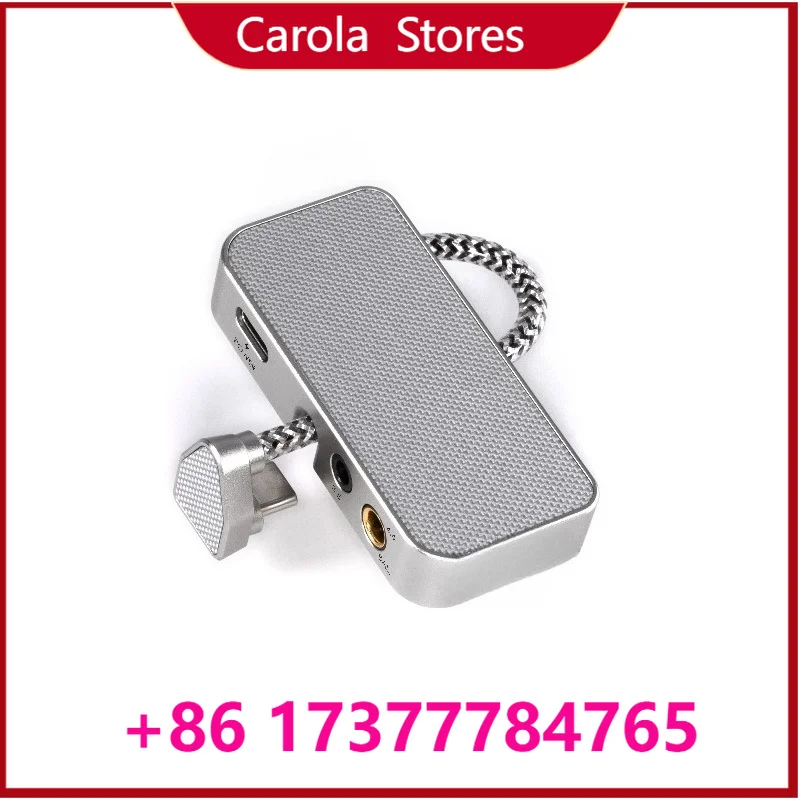 TC44Grip Magnetic Grip Portable HiFi DAC Headphone Amp, PD 60W Lossless Decoding Dongle with 3.5mm+4.4mm Jack, Dual CS43198