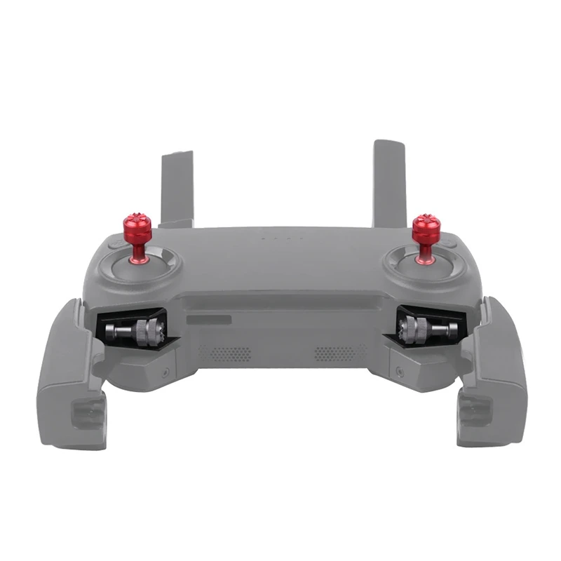 2Pcs Metal Remote Controller Rocker Joystick for Air 2/ Drone Remote Controller Red [IANC-]