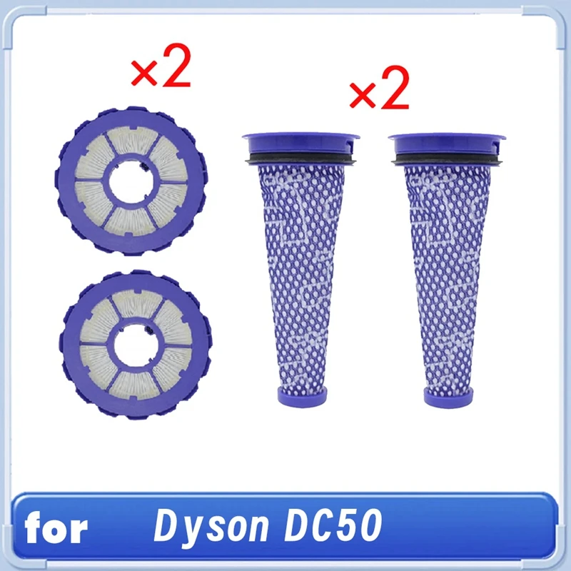 

For Dyson DC50 Vacuum Cleaner Replacement Accessorie Washable Front Back Pre Post Motor Filter 965081-01 965080-01