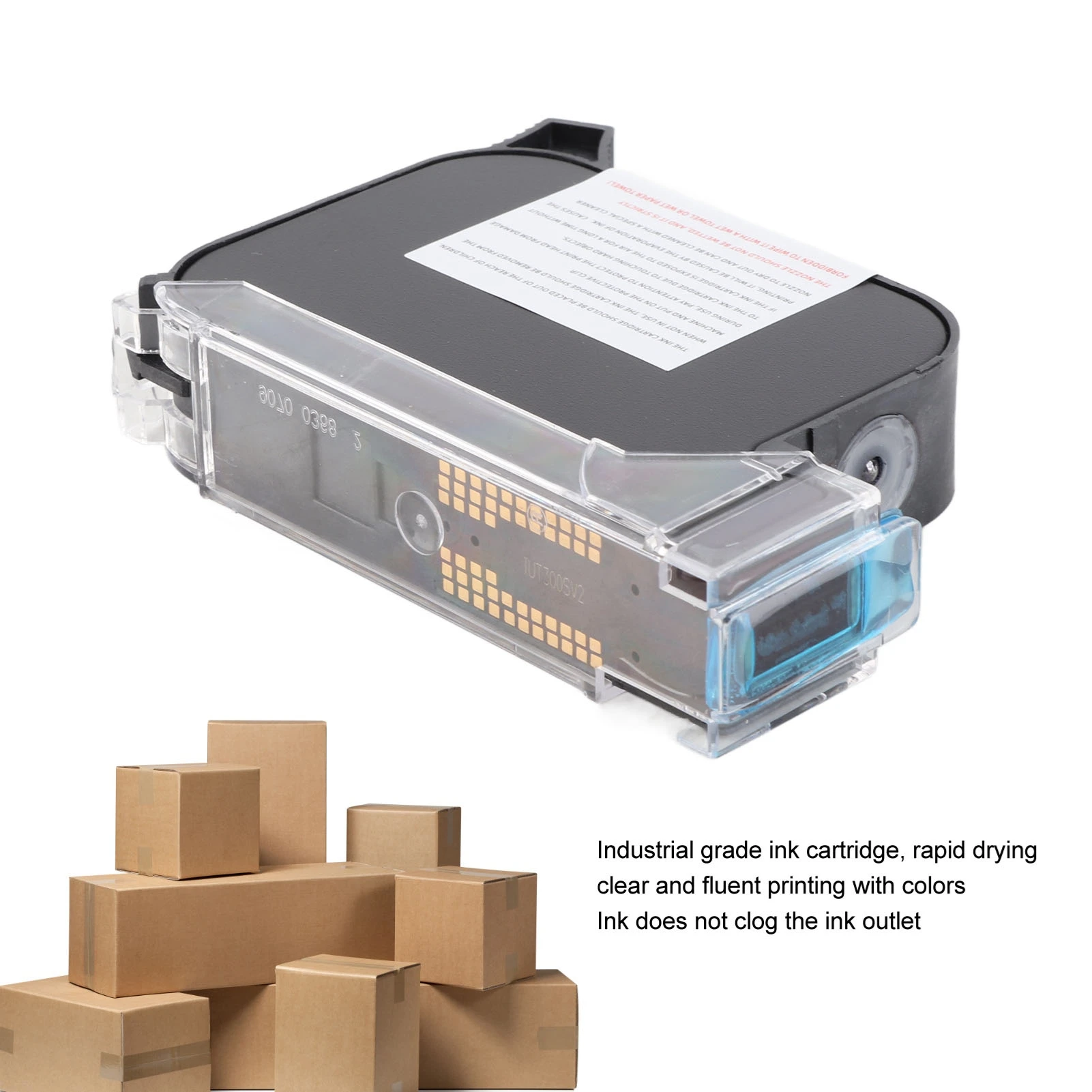 Handheld Printer Cartridge 42ML Handheld Printer Ink Cartridge  Drying Inkjet Printer Cartridge Replacement 12.7mm