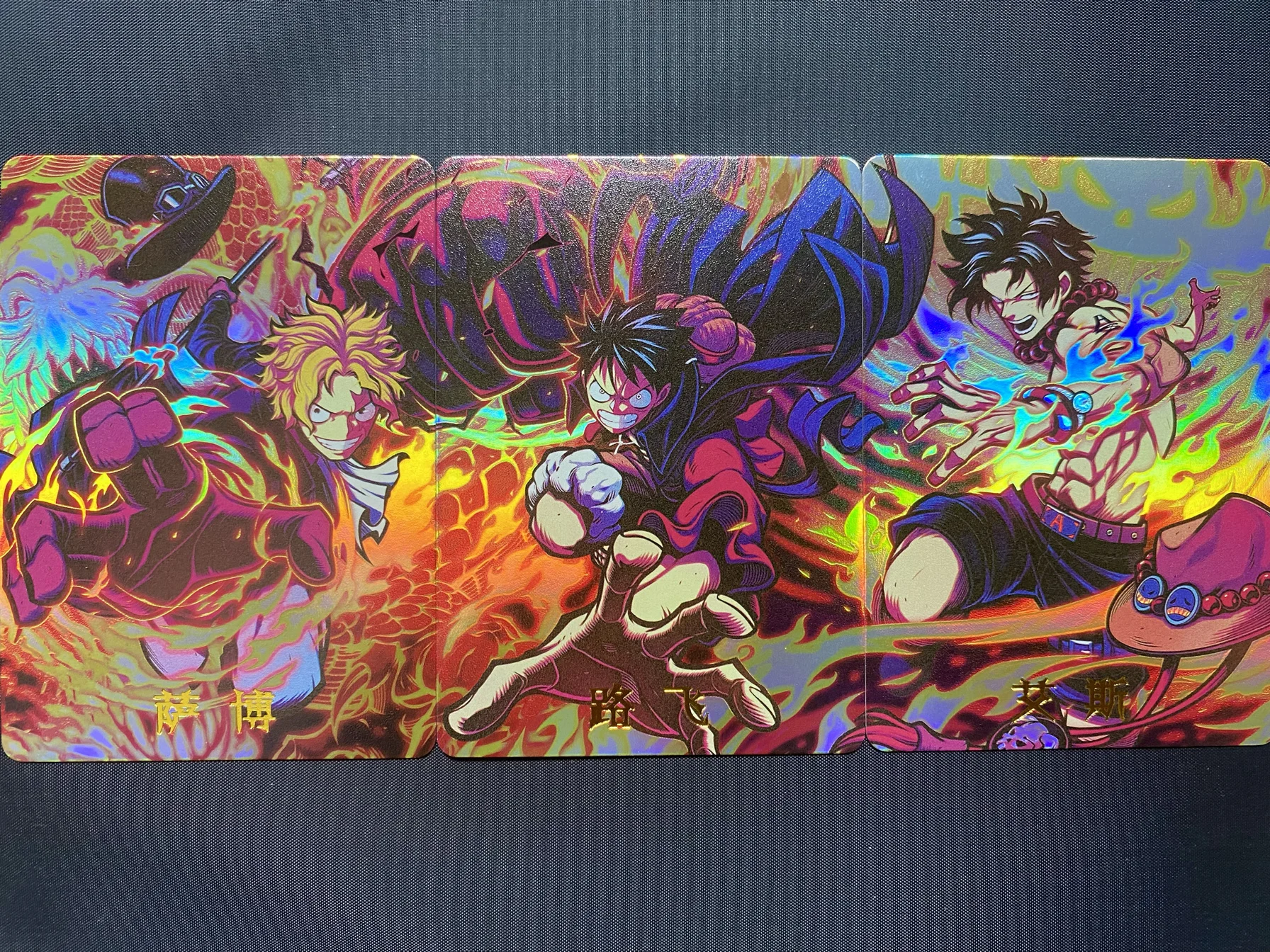 

One Piece Sabo Monkey D. Luffy Portgas·D· Ace Self Control Collect Signature Trading Флэш-карта Аниме Мультфильм Подарок