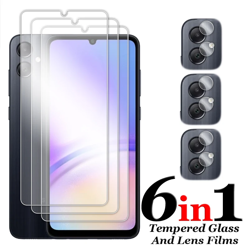 

For Samsung Galaxy A06 4G Glass 6.7 inch Transparent Full Glue Screen Protector Samsung A06 Tempered Glass For Galaxy A03 Film