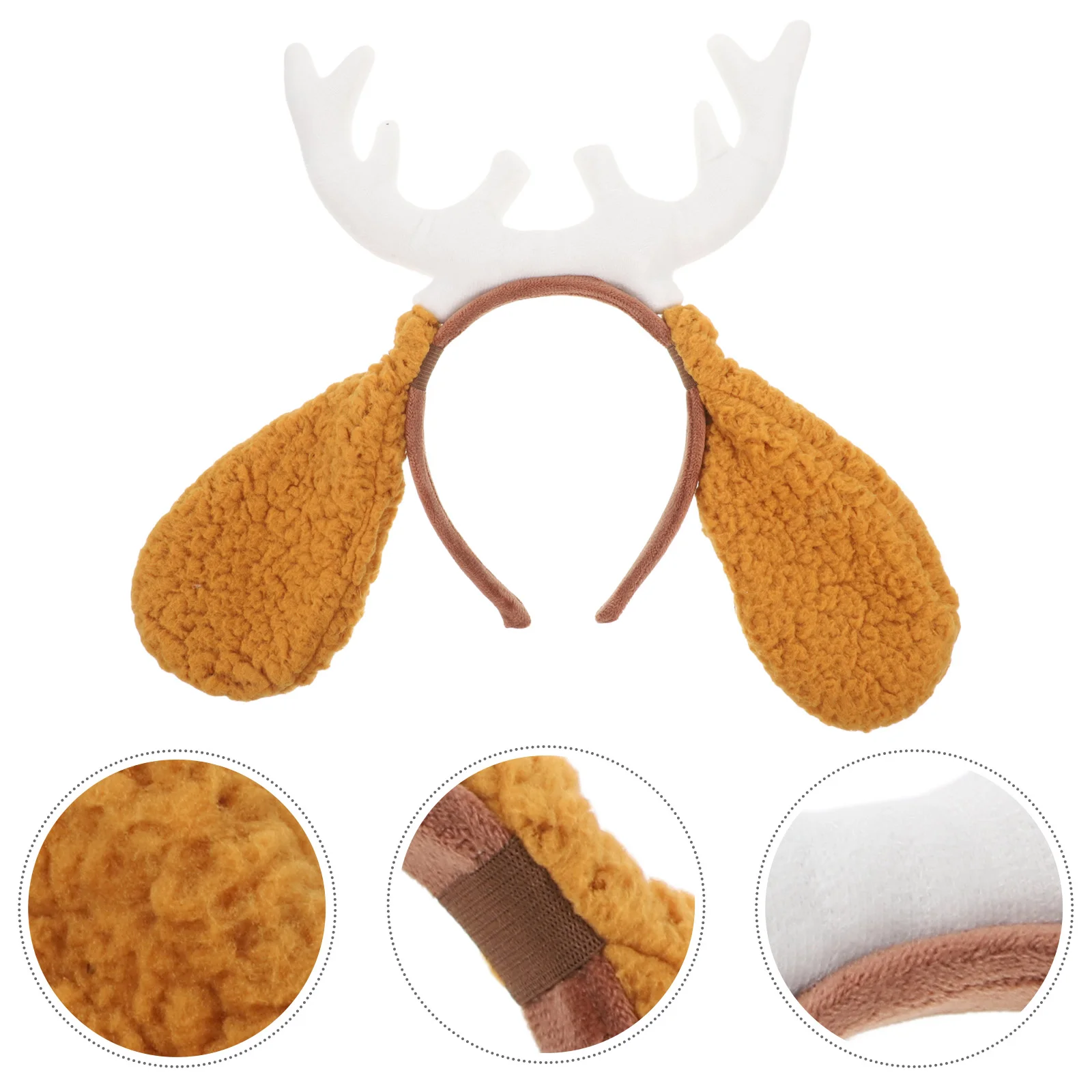  Party Headgear Headband Costume for Women Deer Antlers Puppy Ears with Dog Headbands Animal