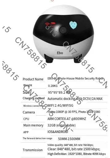 For Cat Children The aged，32G Smart App Control  SE Pet Companion Robot  Electron Interactive Robotic Toys