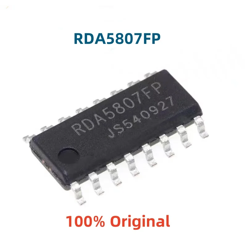 10PCS 100% New RDA5807M RDA5807MP RDA5807FP  SOP-16 Brand New Original Chips ic