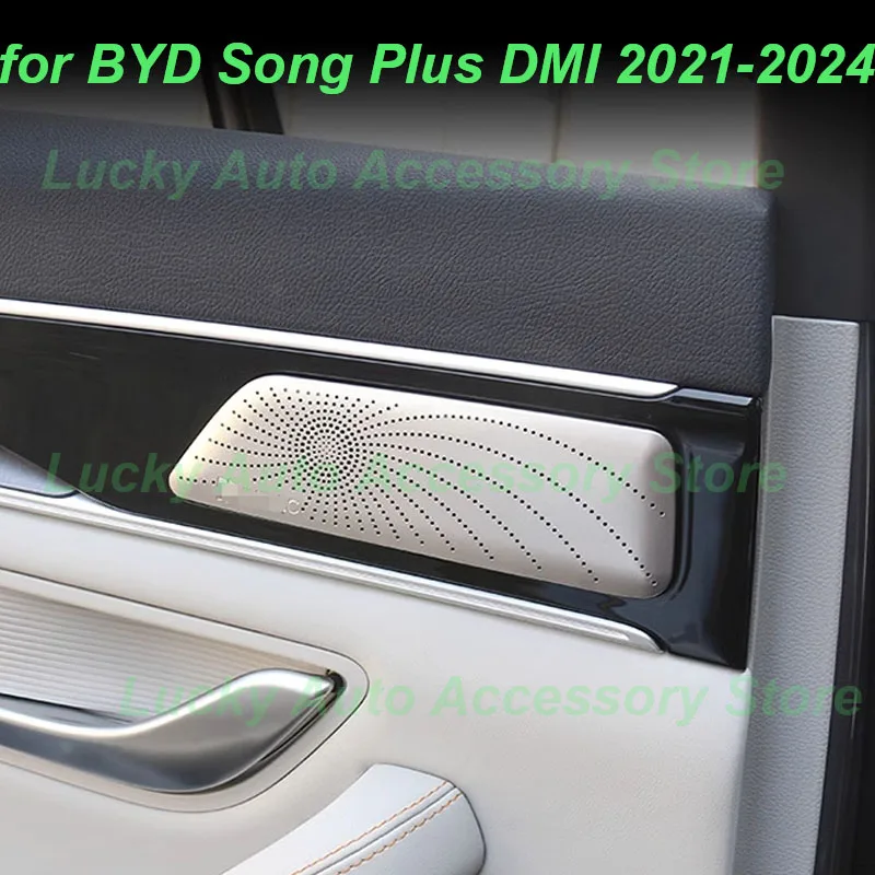 

Car Door Horns Frame for BYD Song Plus DMI 2021-2024 Air Outlet Horn Frame Inner Handle Horn Cover Interior Accessories