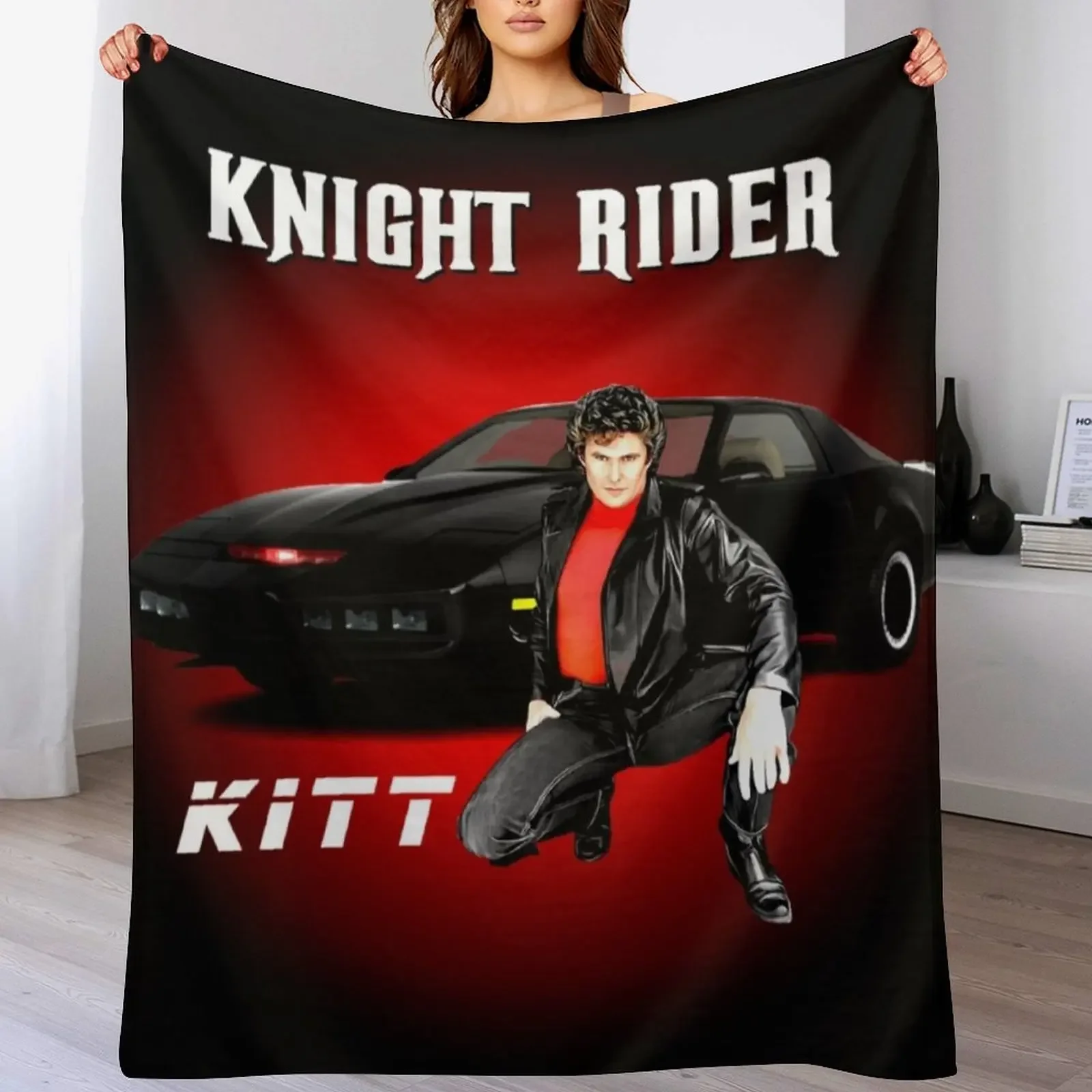 K2000, Knightrider Плед Дорожный диван-кровать Мягкие плюшевые одеяла