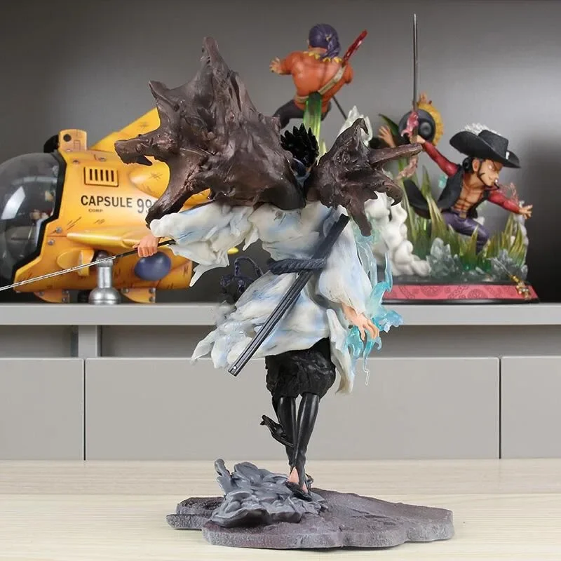 Figurine de dessin animé Naruto Tiemu Uchiha Sasuke, 24cm, GK, Statue en Pvc, modèle poupée, décoration de bureau à collectionner, jouet, cadeau de noël