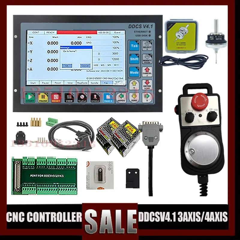 DDCSV3.1 Upgrade DDCSV4.1 3- 4-Axis Independent Off-Line Machine Tool Engraving And Milling CNC Motion Controller Kit