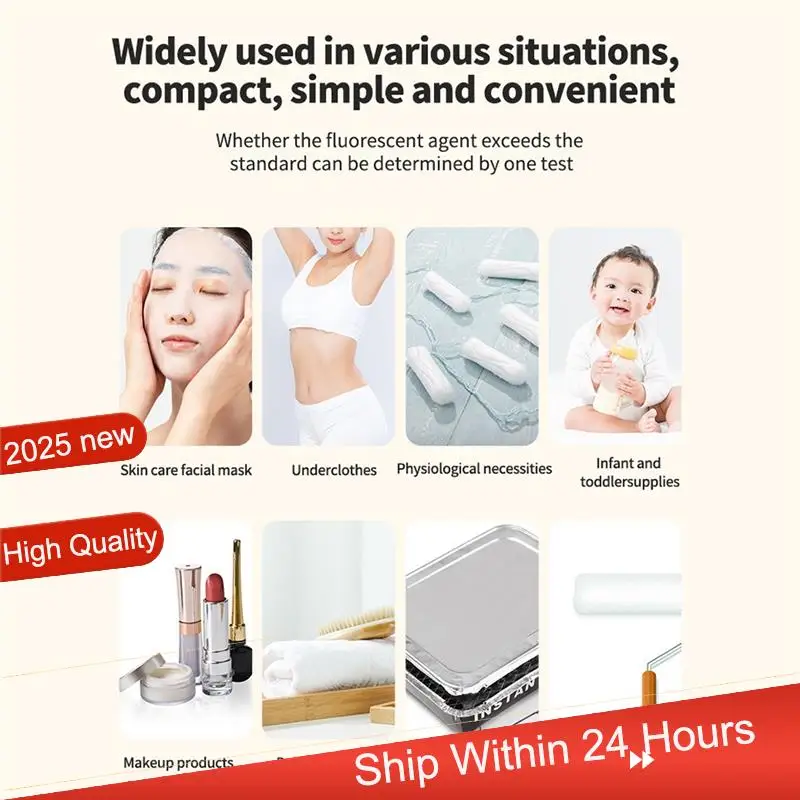 ~【A48T HOT】Baby Clothes Fluorescent Whitening Agent Detection Pen Digital Fluorescent Agent Detection Sanitary Napkin Detection