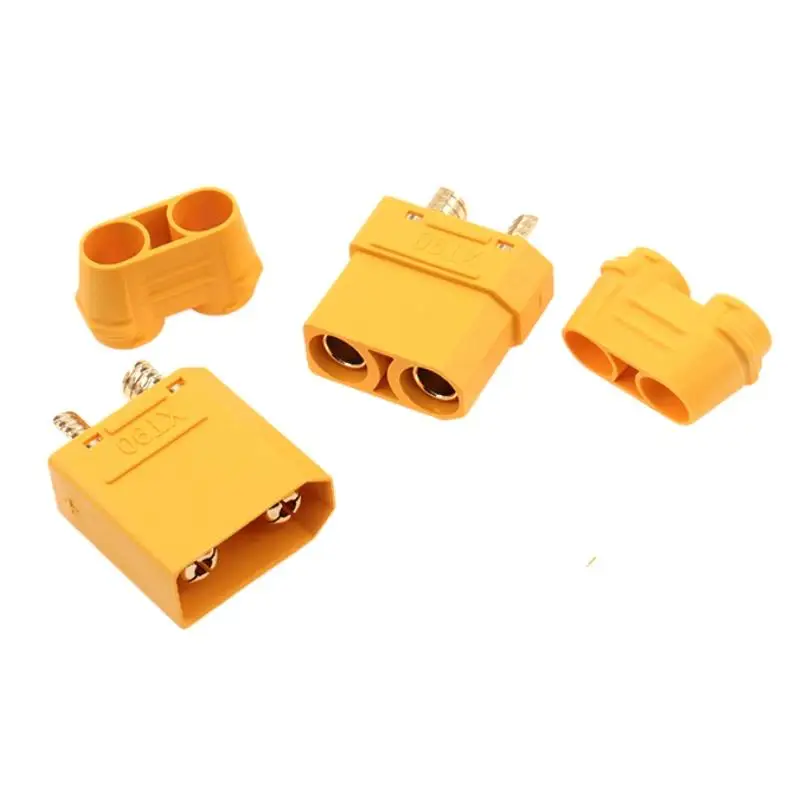New 1/3 Sets Welding Terminal Connector High Current XT90H Male Female Connector With Cover For Lithium Polymer Battery Model