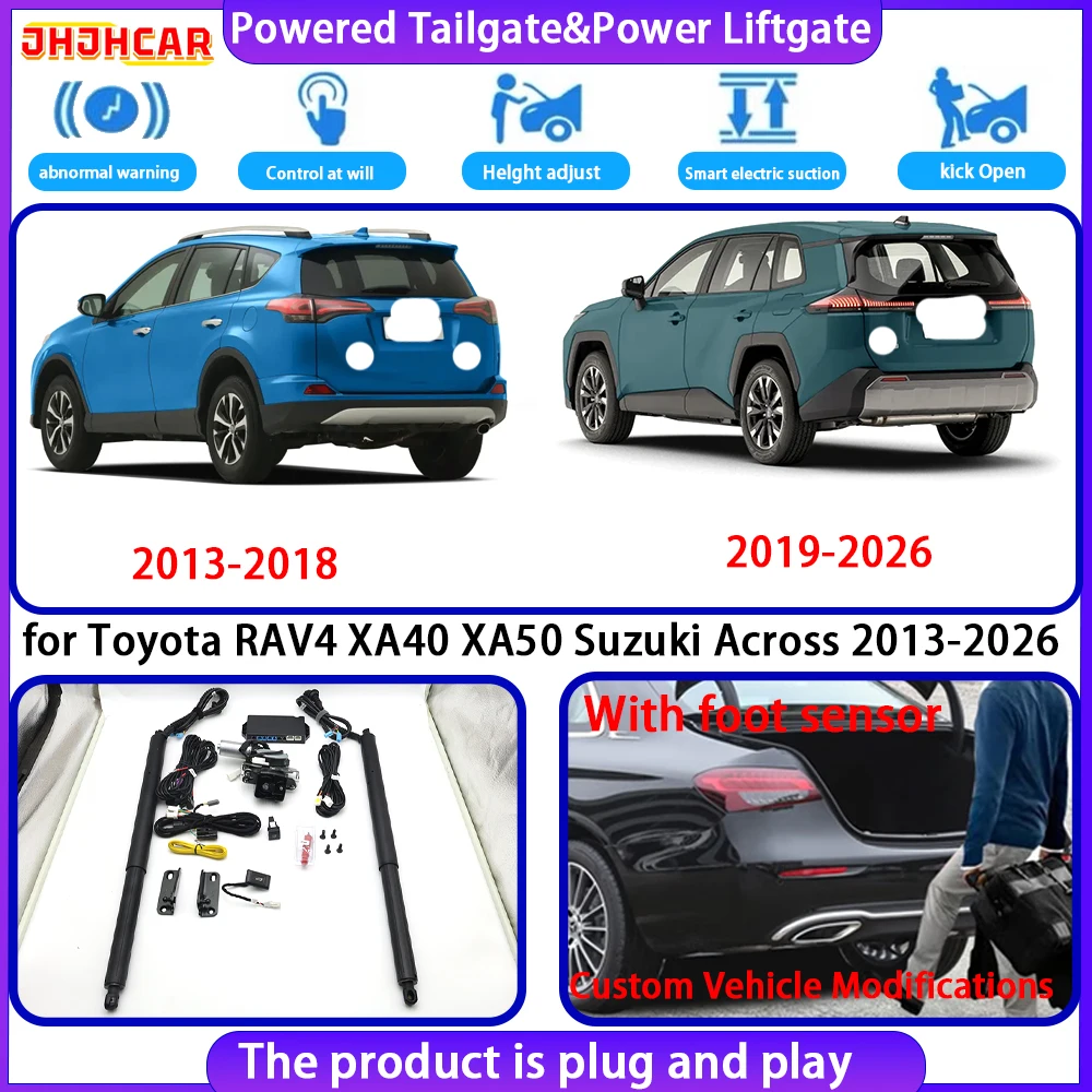JHJHCAR for Toyota RAV4 XA40 XA50 Suzuki Across 2013-2026 OEM Smart Electric Powered Tailgate Power Liftgate Tailgate System