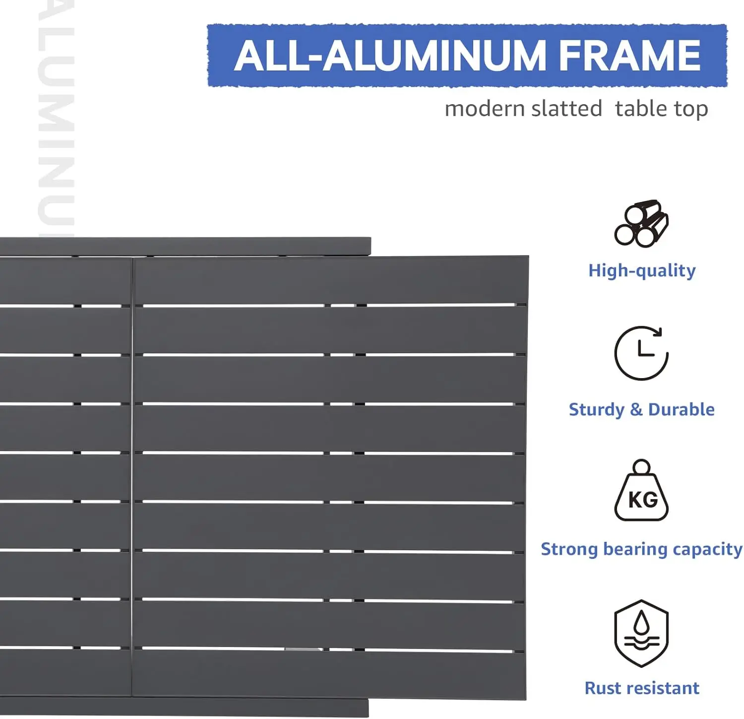 9-Piece Outdoor Patio Dining Set, 59\