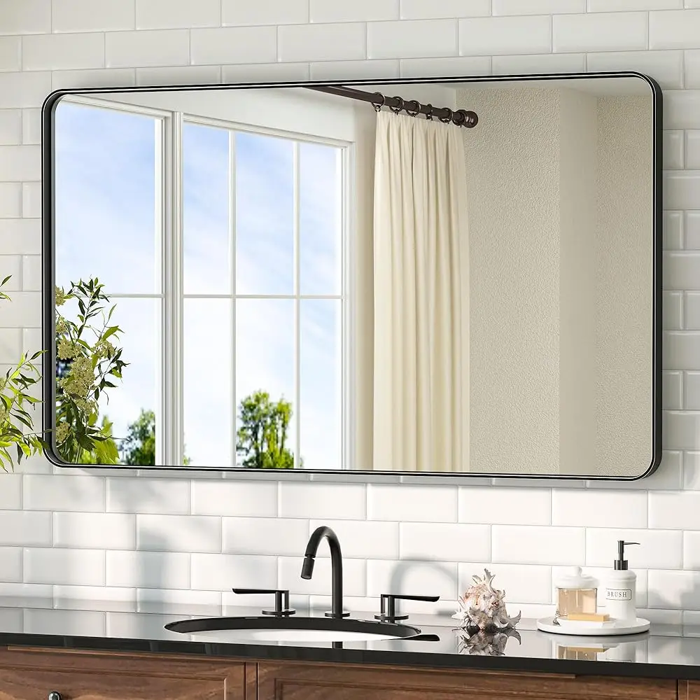 

Bla Mirror 40X24 H Матовые зеркала для ванной комнаты Bla, закаленное стекло, современное настенное зеркало для фермерского дома для
