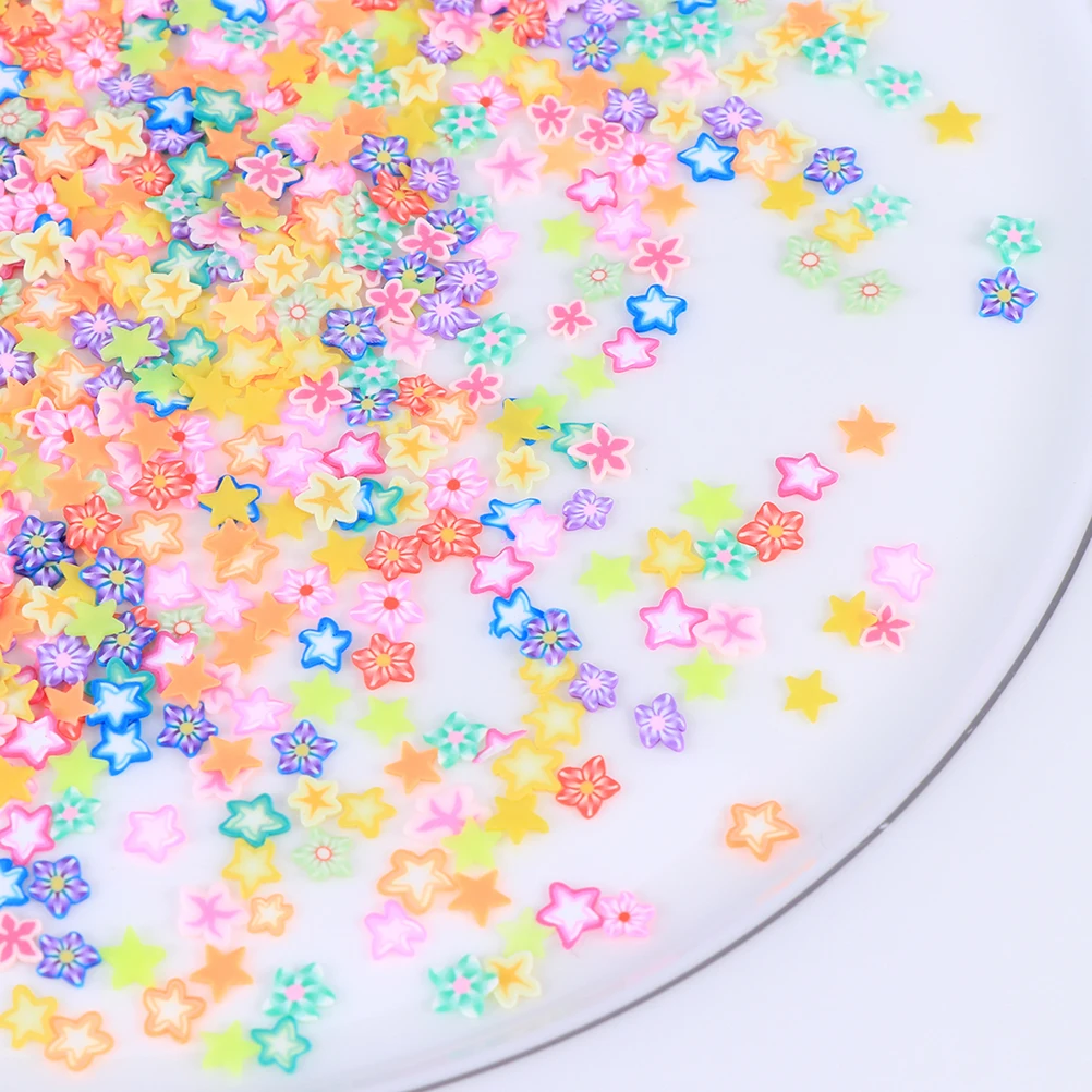 

2000pcs Nail Patch Art Accessories Diy Tools Polymer Clay Slices Eco-Friendly Nail Decor Protector Lovely Pattern For Women