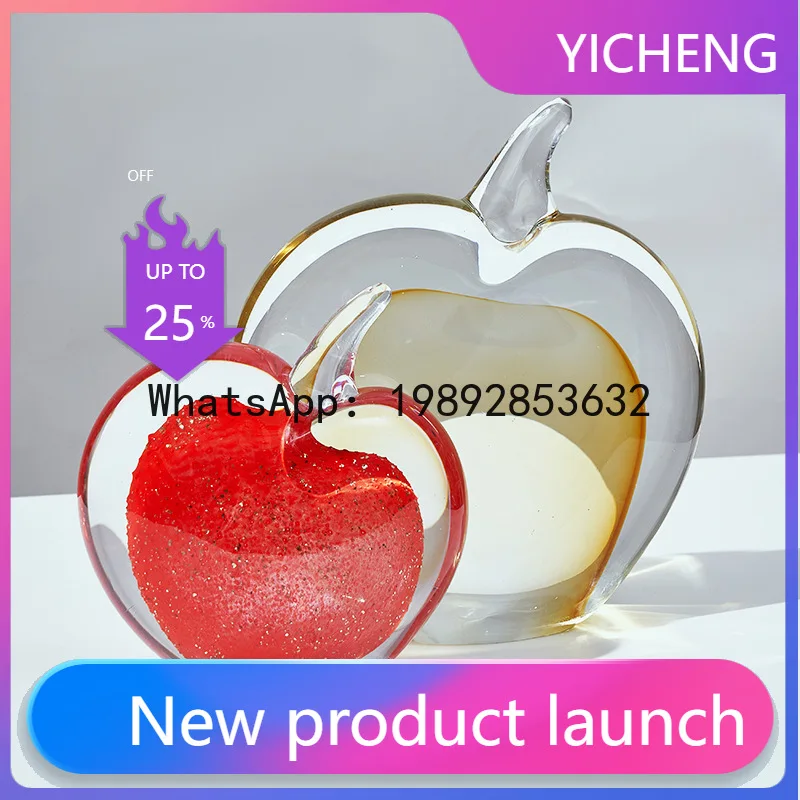 PYJ style versatile modern creative light luxury Ping An fruit glazed ornament