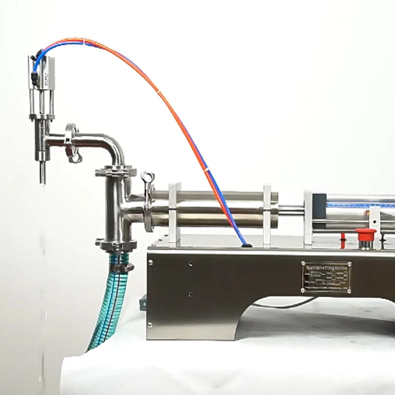 Pneumatic Filling Machine Liquid Bottle Filler For Drinks Juice Beverage Water Essential Oil Milk Food Application