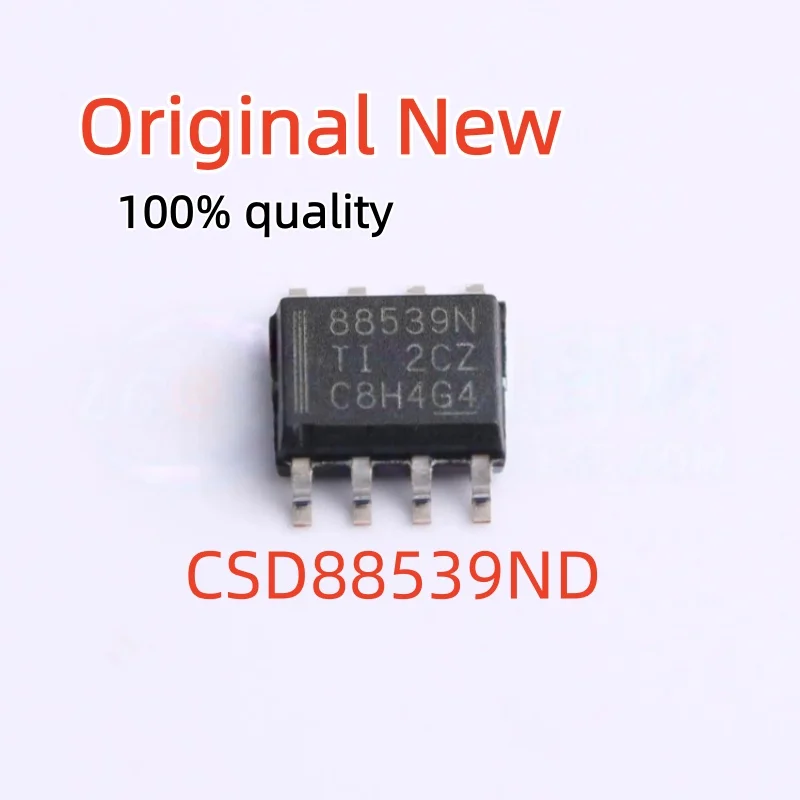 100% New CSD88539ND SOIC-8 Dual N Channel MOSFET 60V 15A Power Field Effect Transistor Rds(on)27mΩ for Electronic Components