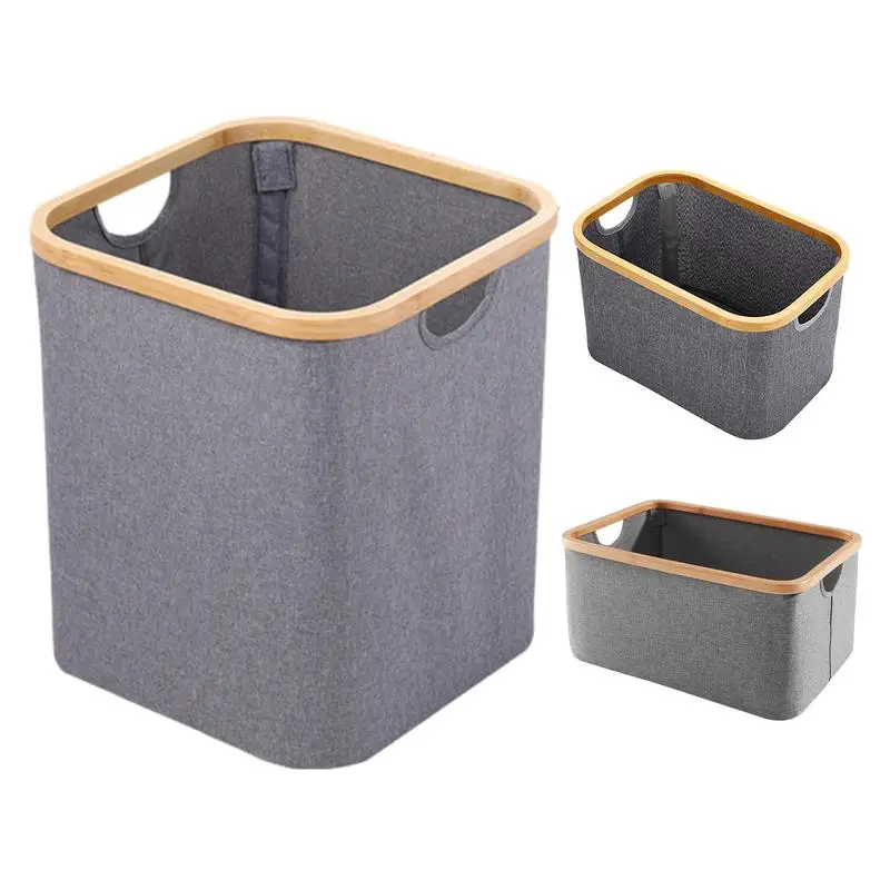 

Large Storage Bins Large Clothes Storage Basket Freestanding Laundry Basket For Books Cosmetics Gifts Foldable Laundry Hamper