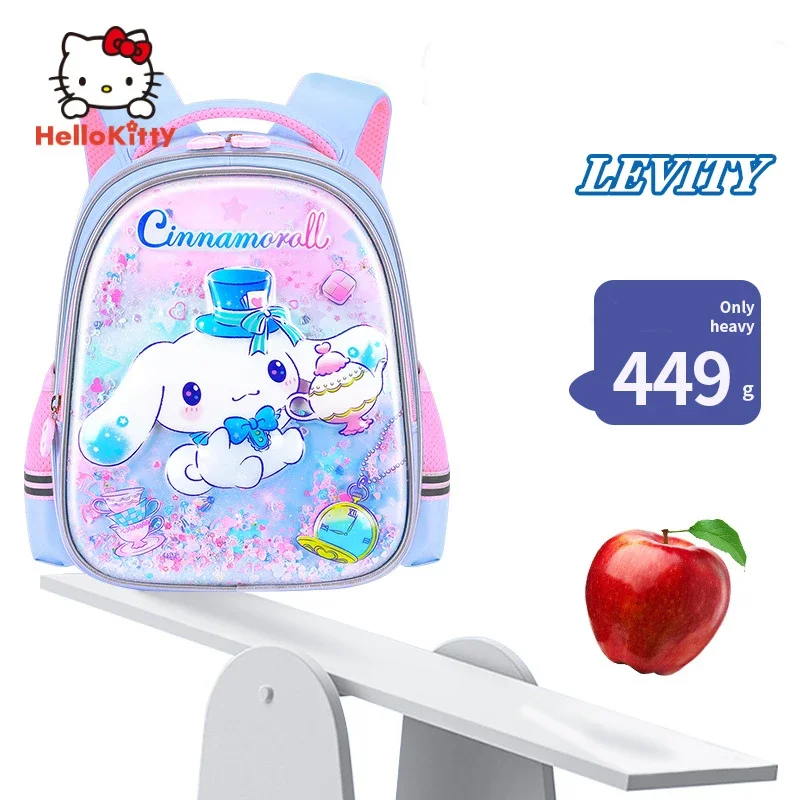 Miniso Cinnamoroll Kindergarten Cartoon Schoolbag Girls Ultra-light Children 3-6 Years Old Backpack Kid School Bags Toddler Gift