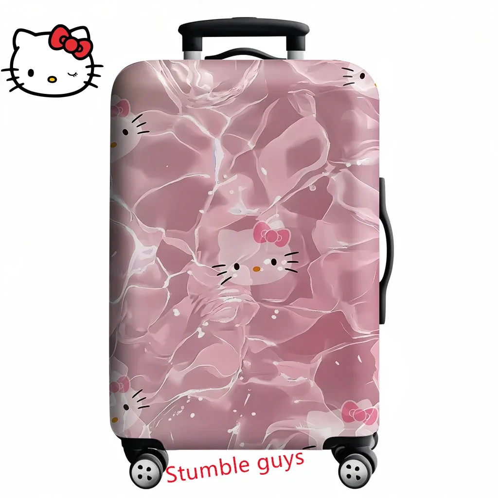 

Anime Demon Hunters Kpop Luggage Cover Travel Protector Fits 18-32 Inch Suitcases