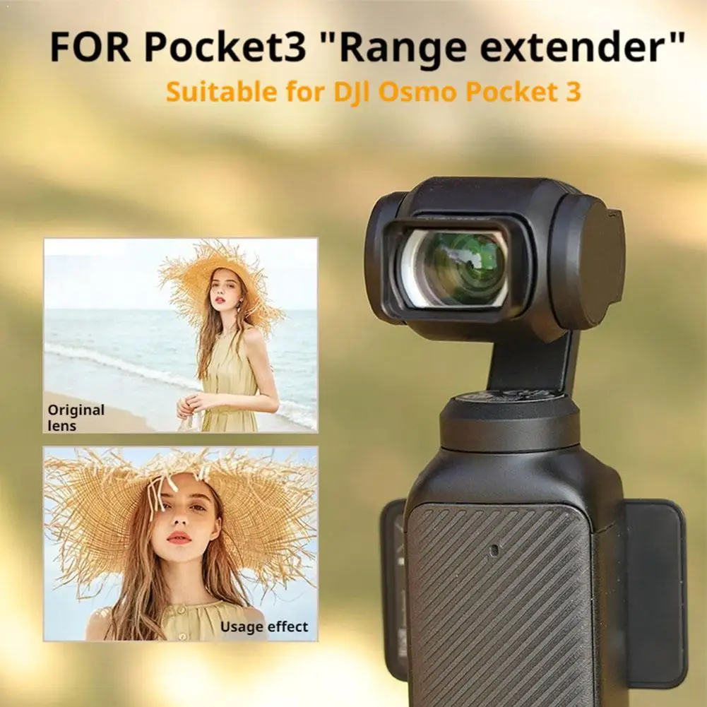 

Телеобъектив-телеконвертер с магнитным креплением для DJI Osmo Pocket 3, HD-фильтр для профессиональной фотосъемки