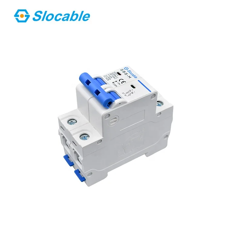 Slocable TUV CE IEC Certified 2P 500V 10A 16A 32A 40A 63A Waterproof mcb dc circuit breaker