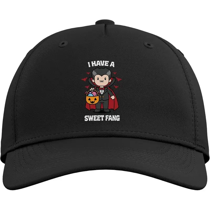 I Have A Sweet Fang Halloween Candy Trick Or Treat Vampire Adjustable Baseball Hat