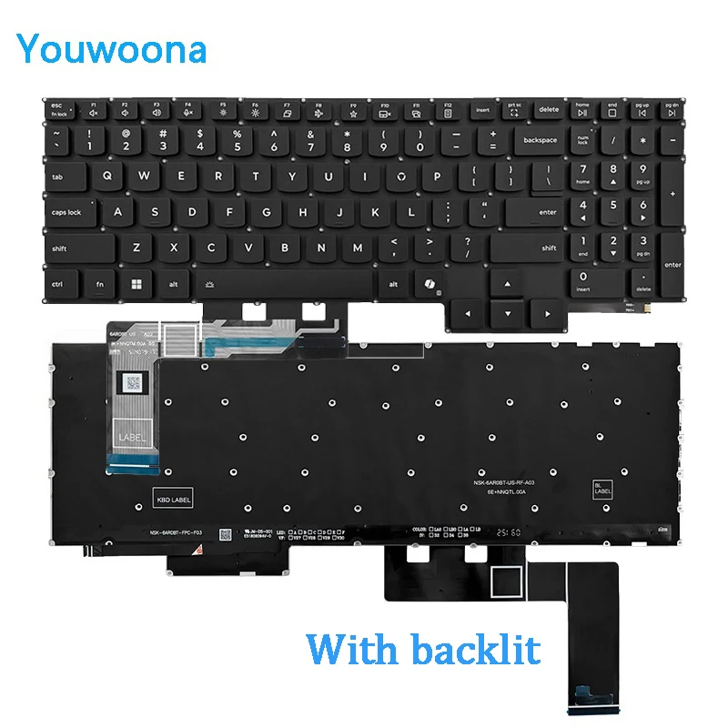 

New Original Laptop Keyboard For Lenovo Legion Pro 5 16ADR10 16IAX10 16IAX10H 16IRX10