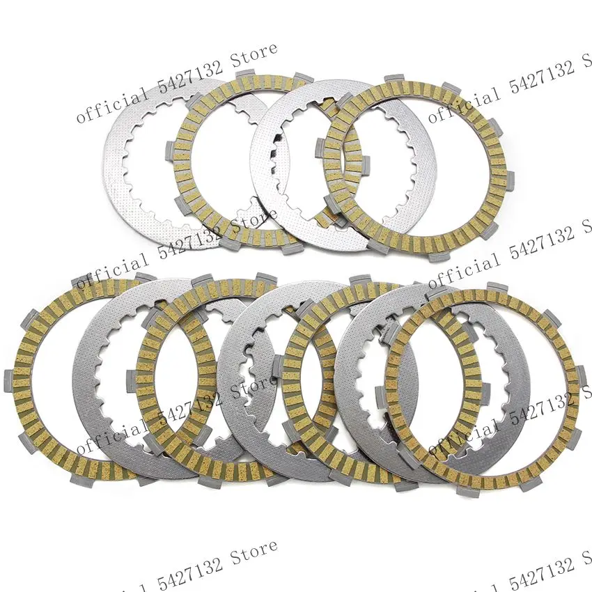 Clutch Friction Disc Plate Kit For Honda NT400 Bros 400 NC25 VT500 Steed 400 NV400 23311-413-000/22321-MM9-000 22202-ML4-611