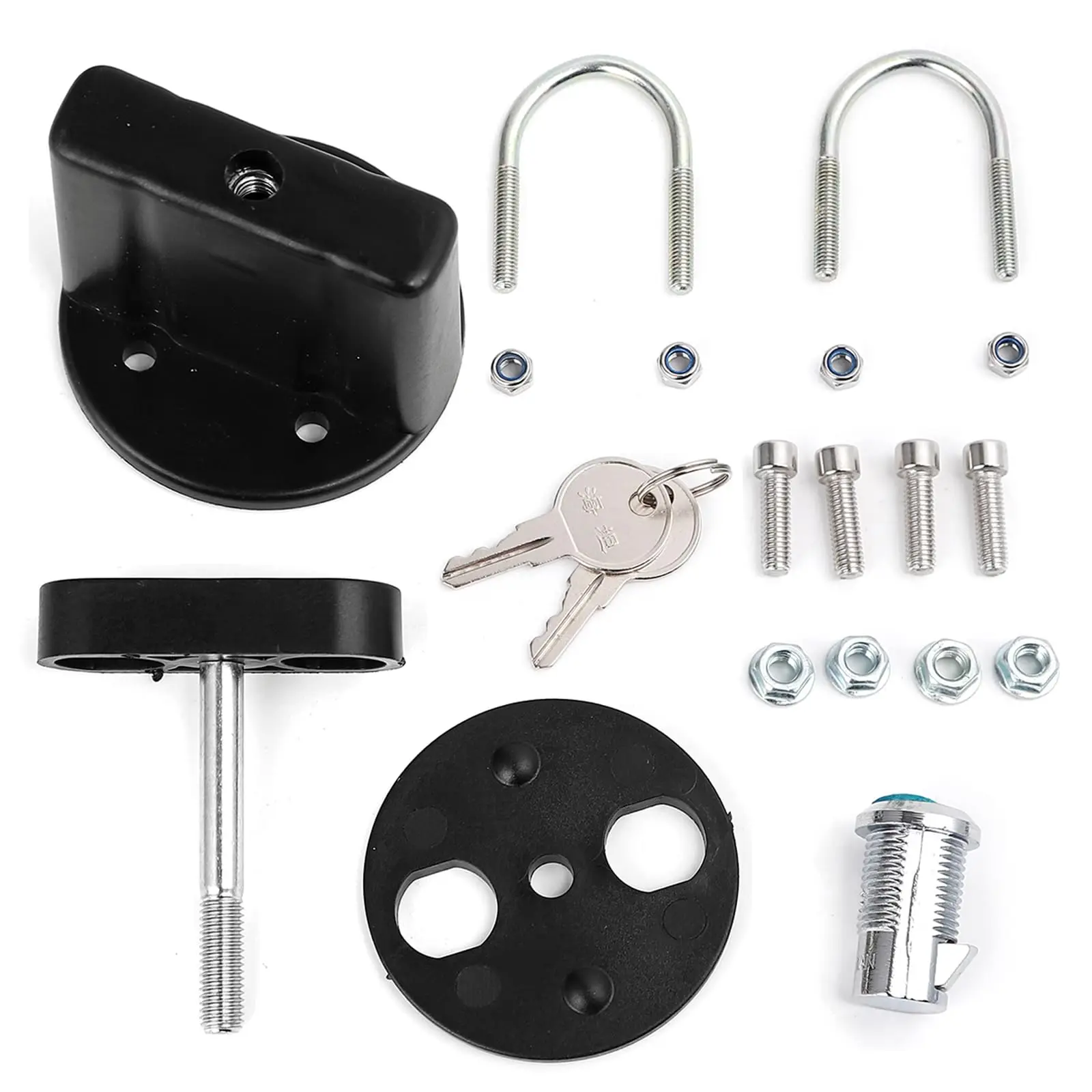 

Switch Lock Set for Auxiliray PP Gas Tank Fuel Container and Water Container For Motorcycle UTV ATV 3 Gallon 5 Gallon