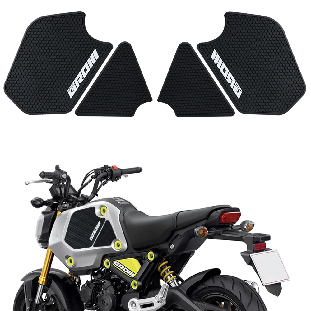 

2023 New For Honda GROM MSX125 MSX 125 2021-2022 Motorcycle Non-slip Side Fuel Tank Stickers Waterproof Pad Rubber Sticker