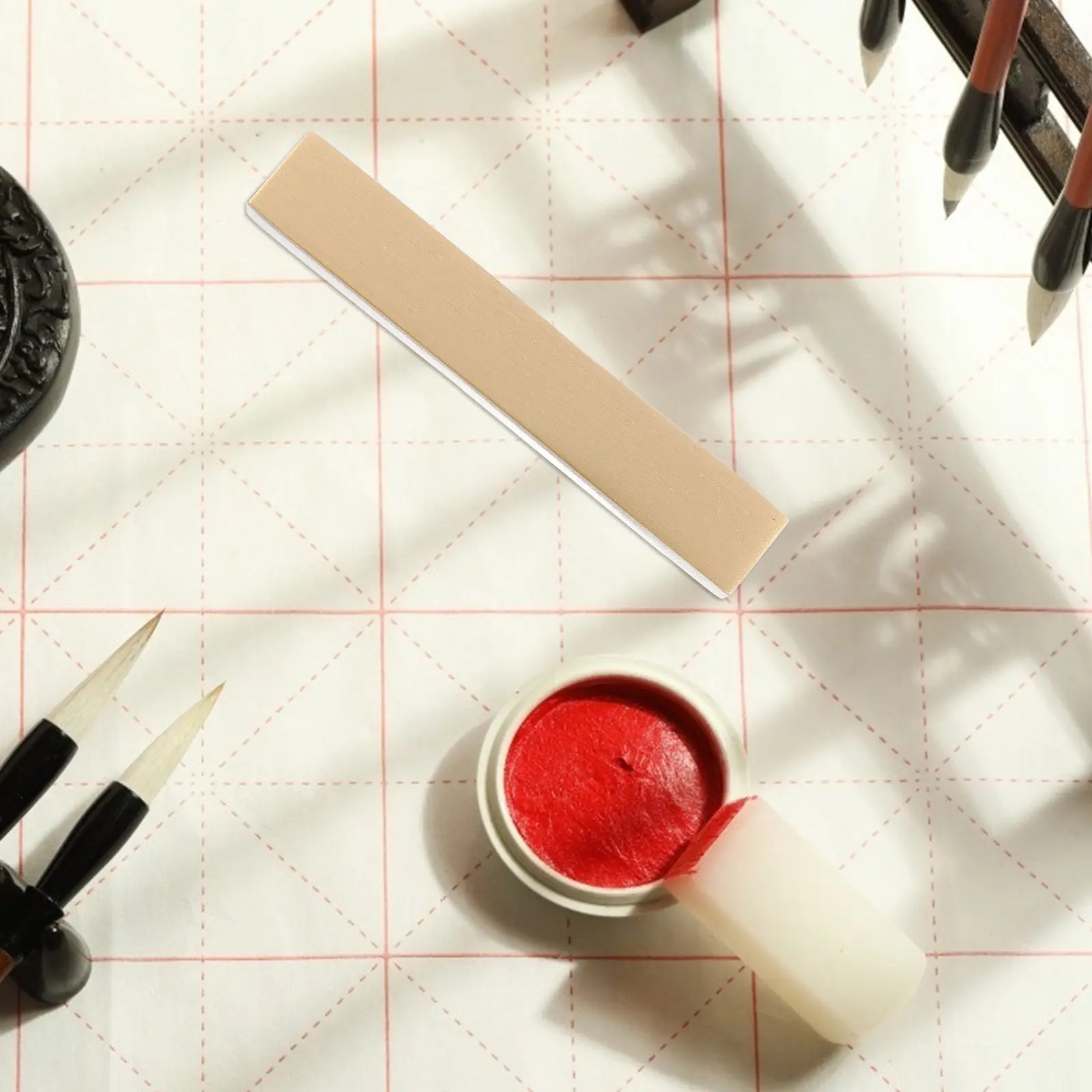 

Пресс-папье из цельной латуни с гладкими полированными краями, безопасное, не царапает, прямоугольное, для декора рабочего стола, для каллиграфии, письма и художественных работ