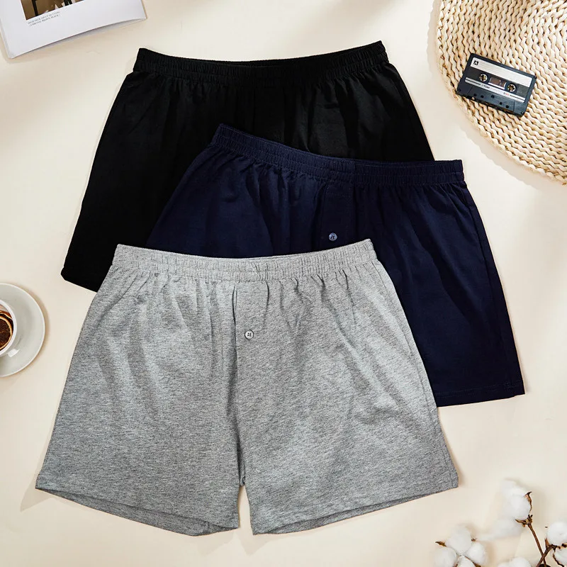 Casual 100% Cotton Sleepwear Men's Pants New Summer Pajama Pant Man Home Wear Nightwear Clothes Lounge Pyjama Mens Shorts